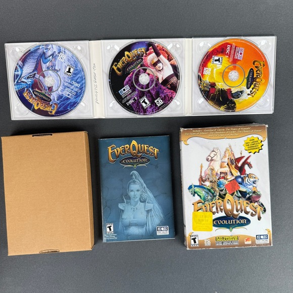 Sony Other - Sony EverQuest Evolution PC CD-ROM Game Toy 3-Disc Set Expansion Pack Boxed